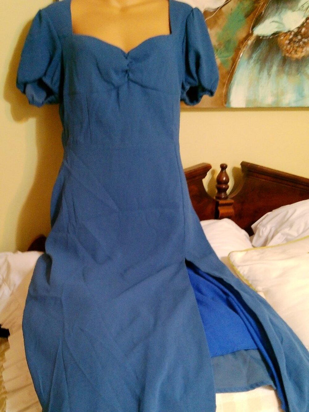 ALEXIA ADMOR Womens Dress SIZE 12 GOOD CONDITION BLUE